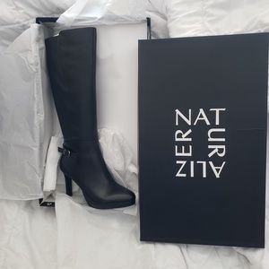 Tall Black Leather Boot - Never worn - new